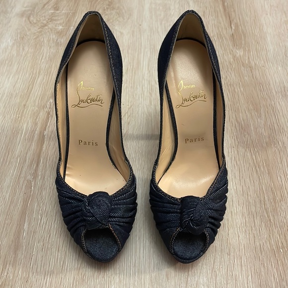 Louboutin Greissimo 140MM Denim - 36.5 - Picture 4 of 10